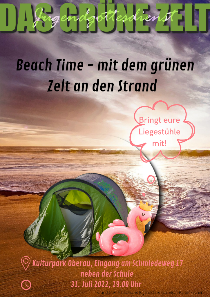 Read more about the article Das grüne Zelt – Beachtime